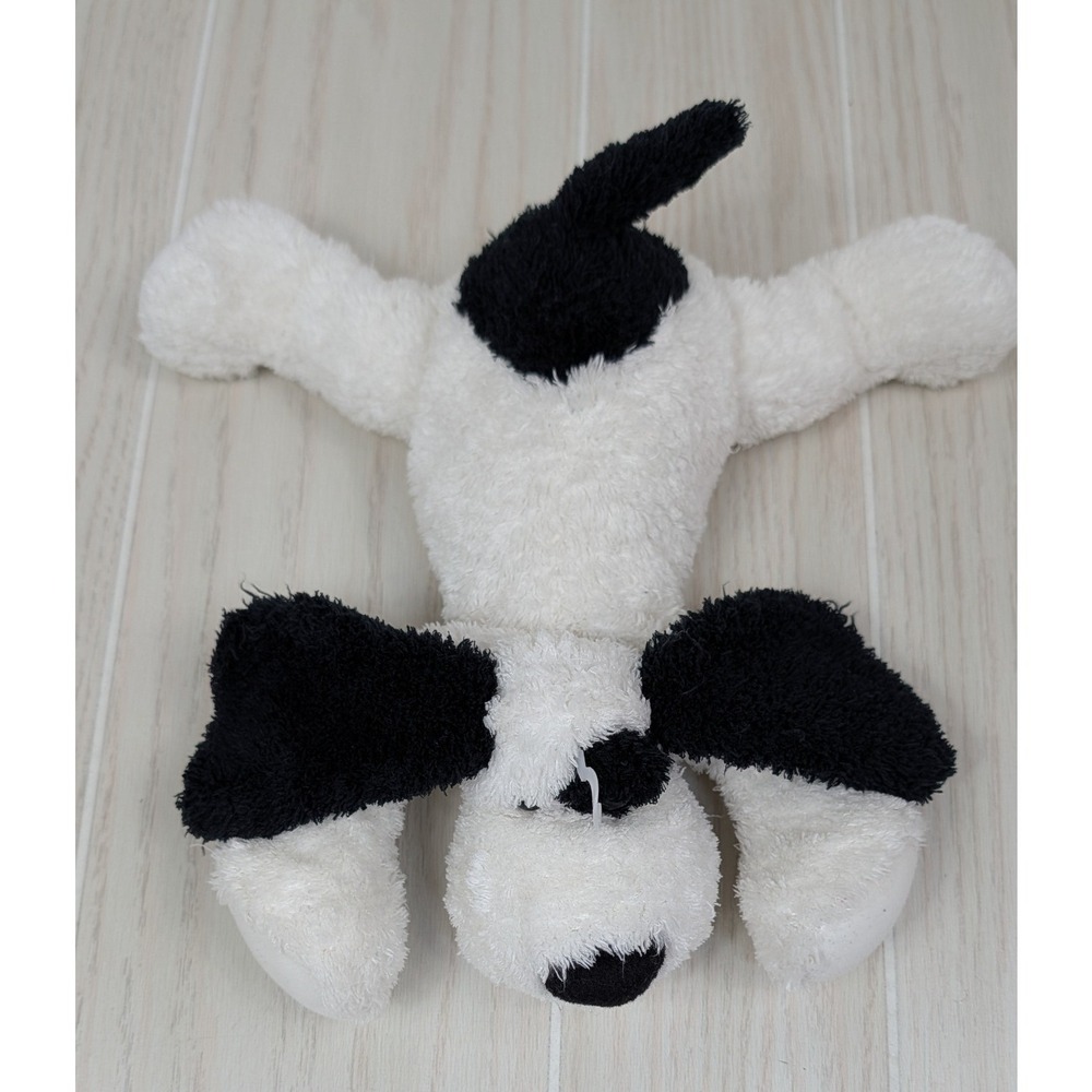 Gund Roscoe Plush Dog 10" White Black Spotted Floppy Puppy 13006